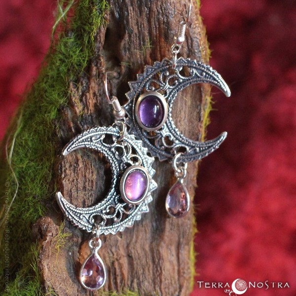 "Priestess of the Moon" Earrings