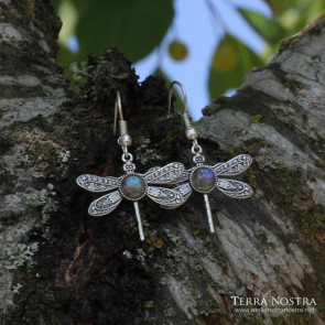 "Odonata Nila" earrings