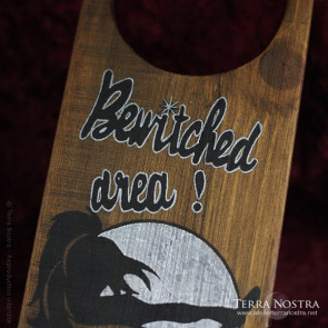 Plaque de porte "Bewitched Area !"